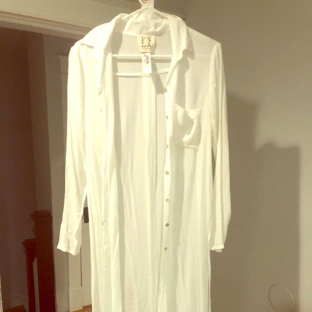 White duster! Perfect for brides!